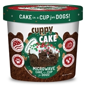 Cuppy Cake - Microwave Cake in A Cup for Dogs - Gingerbread Flavor with Pupfetti Sprinkles