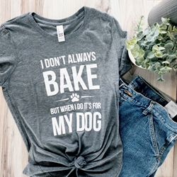 Mens Bake for My Dog Soft Tee 