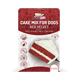 Puppy Cake Mix - Red Velvet (wheat-free) Puppy Cake, cake mix for dogs with frosting. Give your dog a birthday cake. Free shipping on orders over $25. Wheat-free peanut butter, red velvet, pumpkin, carob flavor and banana flavor. birthday cakes for dogs, birthday cake for dogs, dog birthday, dog birthday cakes, dogs birthday cake,  dog birthday cake recipe, dog recipes, dog treat recipes, pet food, cake for dogs, dog cakes, dog cakes for dogs, dog cake mix, doggie birthday cake, homemade dog treats, homemade dog biscuits, dog biscuits, pet treats, dog cupcakes, ice cream for dogs, gourmet dog treats, organic dog treats, puppy treats, treats for dogs, healthy treats for dogs, healthy dog treats, best dog treats, wheat free dog treats, dog bakery, doggy treats, doggie treats, 3 dog 