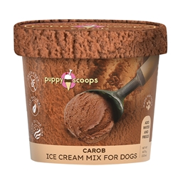 Puppy Scoops Ice Cream Mix - Carob, Cup Size, 2.32 oz Ice Cream for dog, DIY treats for dogs, Puppy Scoops, Carob Ice Cream for Dogs, Homemade Ice Cream for dogs, Healthy treats for dogs, Carob Puppy Scoops, Puppy Scoops, Real Ice for Dogs, healthy ice cream for dogs, frozen treats for dogs, dog treats, homemade treats for dogs