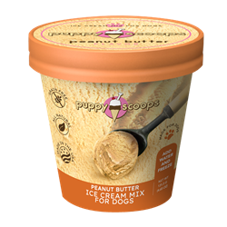 Puppy Scoops Ice Cream Mix - Peanut Butter, Pint Size, 4.65 oz Ice Cream for dog, DIY treats for dogs, Puppy Scoops, Peanut Butter Ice Cream for Dogs, Homemade Ice Cream for dogs, Healthy treats for dogs, Peanut Butter Puppy Scoops, Puppy Scoops, Real Ice for Dogs, healthy ice cream for dogs, frozen treats for dogs, dog treats, homemade treats for dogs, fun treats to make for your dog, 